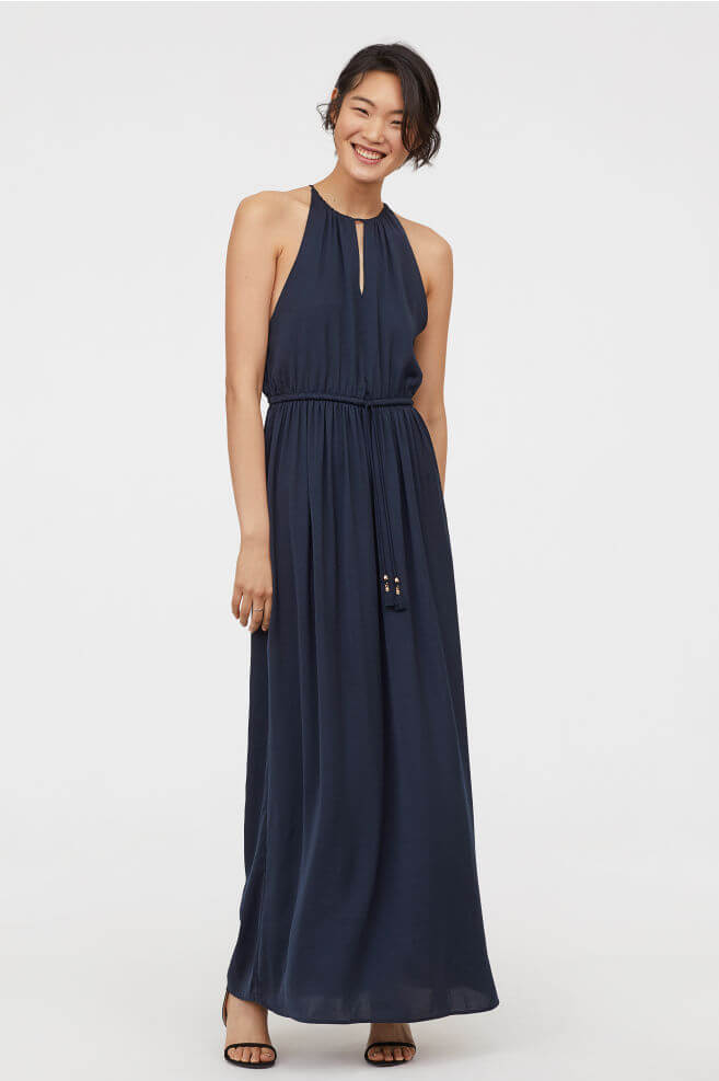 H&M szatén ruha