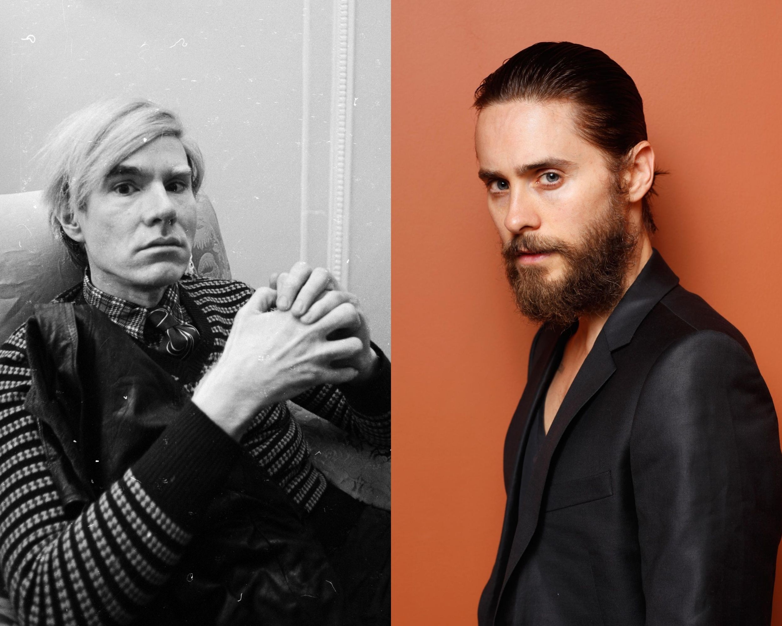 Jared Leto mint Andy Warhol