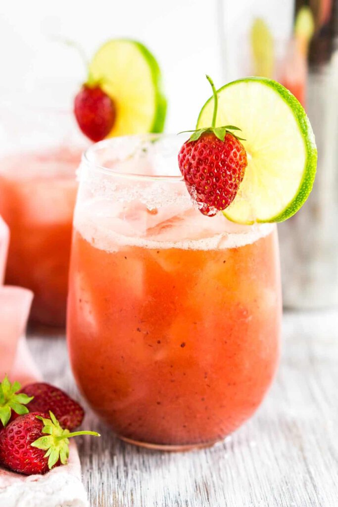 Sült epre margarita
